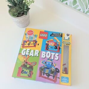 Lego Gear Bots -Book And Pieces